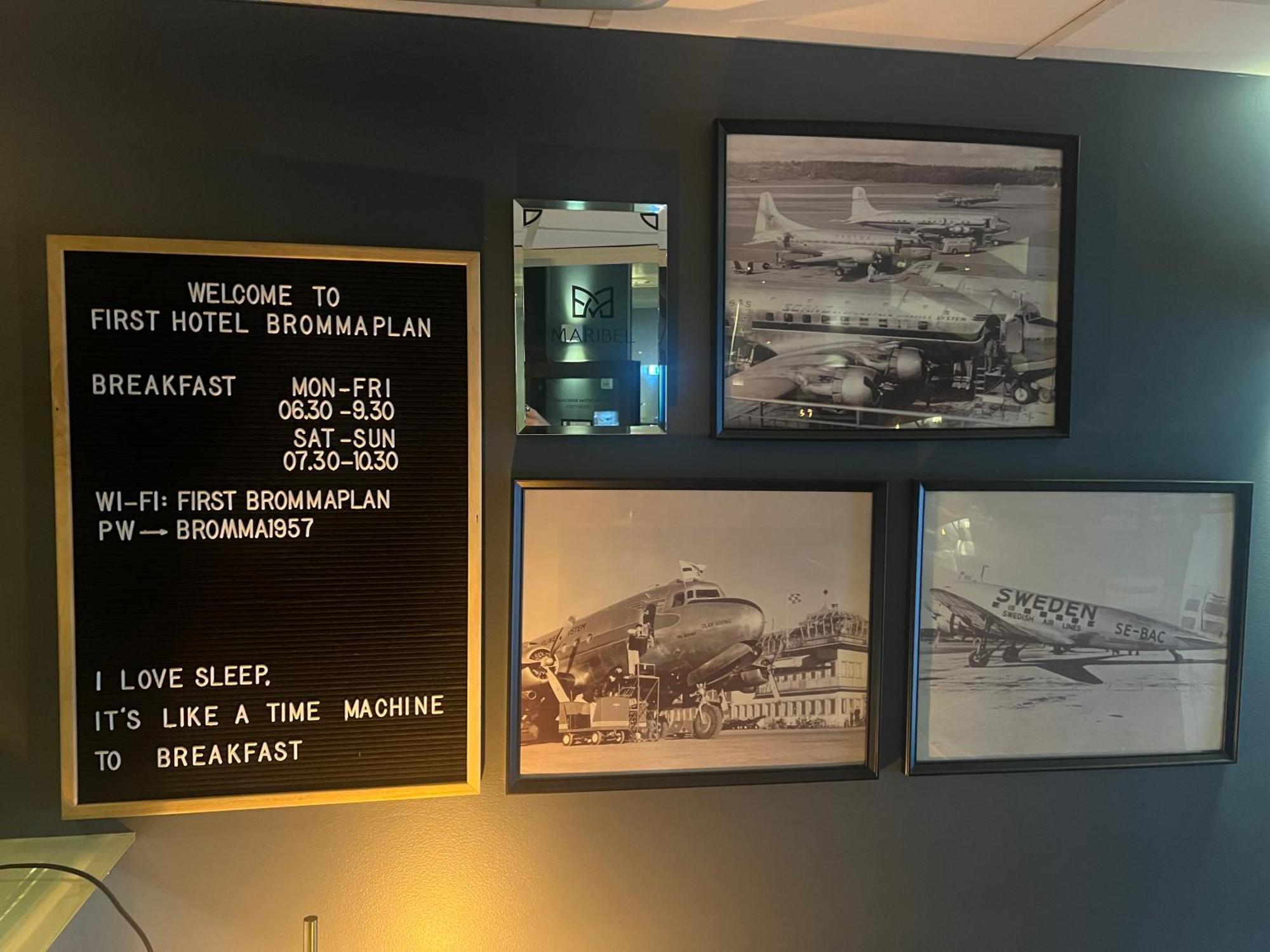 First Hotel Brommaplan Stockholm Ngoại thất bức ảnh